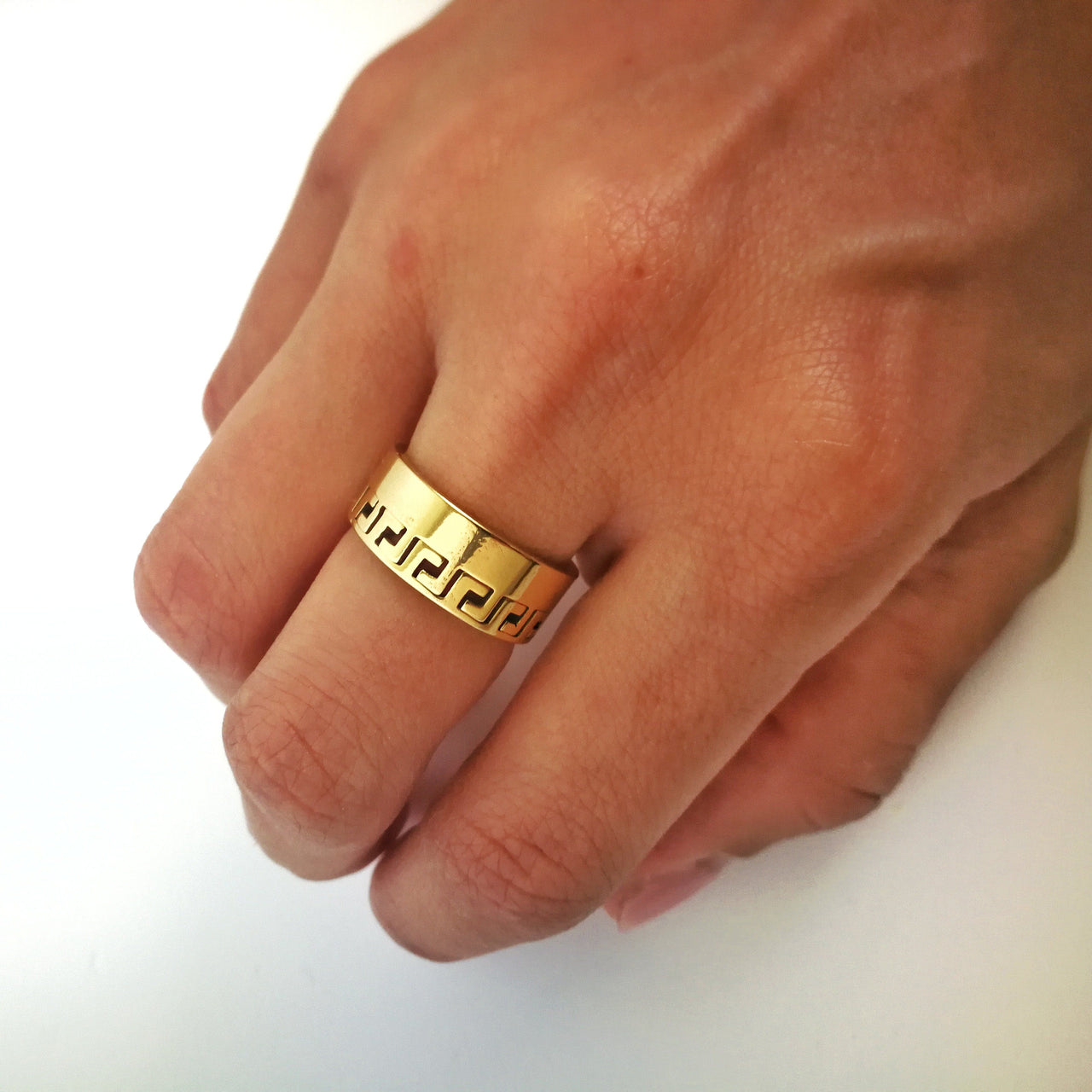 Edelstahl Ring Gold für Damen KOOMPLIMENTS
