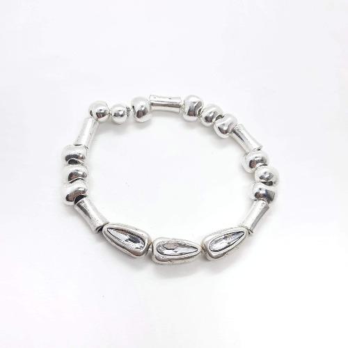 Frauen Armband Silber Perlen mit Kirstallen - Tear Armband KOOMPLIMENTS
