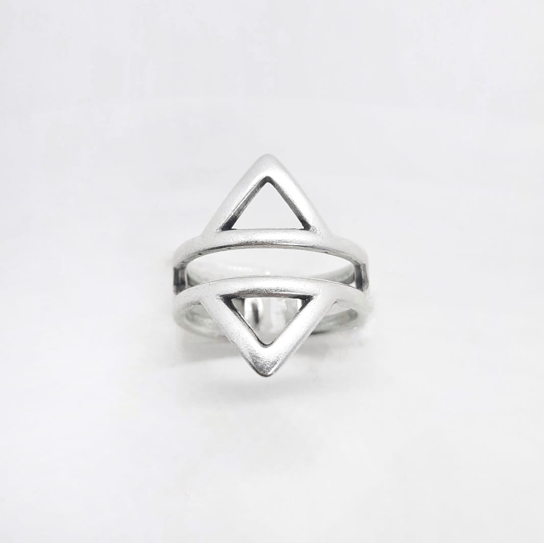 Geometrischer Ring Silber - Kira Ringe KOOMPLIMENTS 