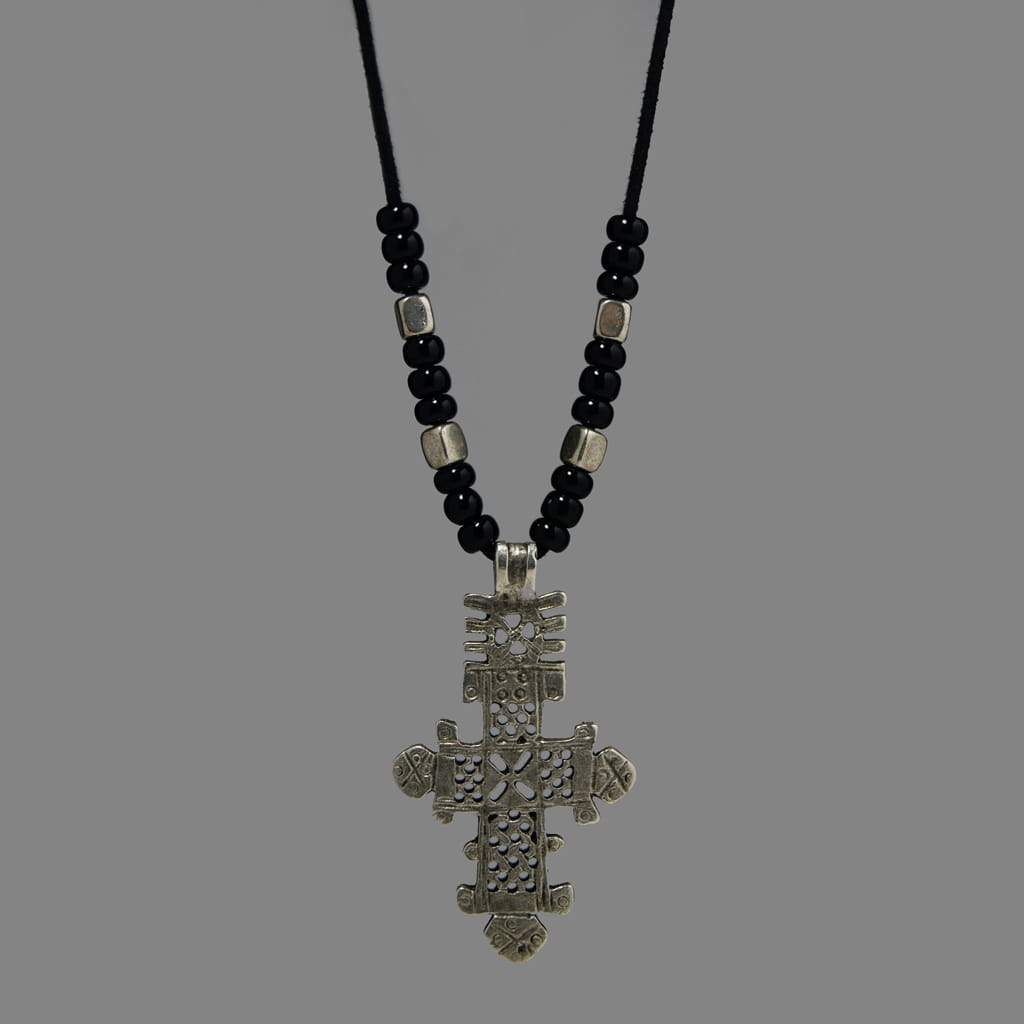 Lange Kreuz Halskette Äthiopien Colliers KOOMPLIMENTS