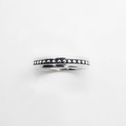 Ring aus Silber mit gravierten runden Motiven - Vintage Ringe KOOMPLIMENTS